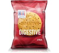 Hill Biscuit Portion Mini Packs | Perfect for On-The-Go Snacking, Office, Travel | Digestives Flavour - 20 Packs (3 Biscuits In Each Pack)