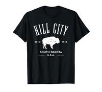 Hill City South Dakota USA Distressed Design Souvenir T-Shirt