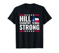 Hill Country - Texas Flag Map T-Shirt