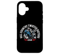 Hill Country Twisted Sisters Motorcycle Design Case for iPhone 16