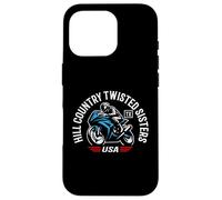 Hill Country Twisted Sisters Motorcycle Design Case for iPhone 16 Pro