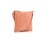 Hill & How Womens Large Crossbody Cross-Body Bag Pink (Coral)