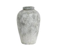 Hill Interiors Aged Stone Tall Ceramic Vase Grey (One Size)