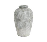 Hill Interiors Aged Stone Tall Ceramic Vase - Grey - One Size - Grey