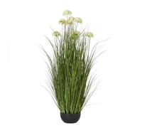 Allium Artificial Potted Plant Hill Interiors White One Size