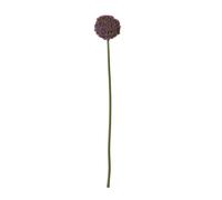 Hill Interiors Allium Stem Artificial Plant - Purple - 75cm - Purple - 100% Mixed
