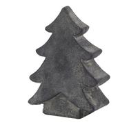 Hill Interiors Amalfi Christmas Tree Decoration Grey (24Cm X 6Cm X 14Cm)