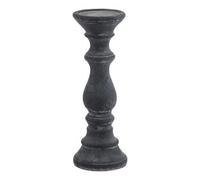 Hill Interiors Amalfi Column Candle Holder Grey (20Cm X 10Cm X 10Cm)