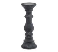 Hill Interiors Amalfi Column Candle Holder Grey (30Cm X 11Cm X 11Cm)