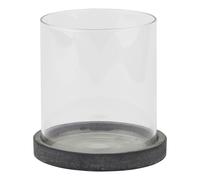 Hill Interiors Amalfi Hurricane Lantern - Grey - One Size - Grey