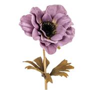 Hill Interiors Anemone Anemone Artificial Flower In Purple Purple One Size
