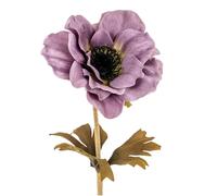 Hill Interiors Anemone Anemone Artificial Flower - Purple - One Size
