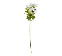 Hill Interiors Anemone Spray Artificial Flower In White White