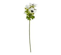 Hill Interiors Anemone Spray Artificial Flower - White - One Size