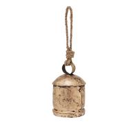 Hill Interiors Antique Bell Bauble - Wood - L7 X W7 X H10 Cm - Gold