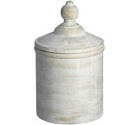 Hill Interiors Antique Look Kitchen Canister - White - 31cm x 19cm x 19cm - White