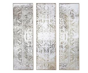 Hill Interiors Antique Look Wall Mirror (Pack Of 3) Bronze (One Size)