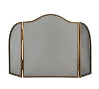 Hill Interiors Antiqued Fire Screen - Metal - L3 X W65 X H5 Cm - Brass