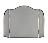 Hill Interiors Antiqued Large Fire Screen - Metal - L3 X W85 X H85 Cm - Silver