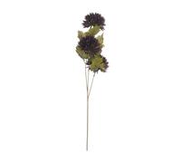 Hill Interiors Artificial Chrysanthemum Single Stem - Chocolate Brown - One Size