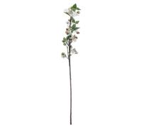 Hill Interiors Artificial English Blossom Branch - Brown/White/Green - One Size - Brown/White/Green
