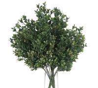 Hill Interiors Artificial Faux Red Tipped Leaf Spray - Green - One Size
