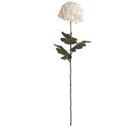 Hill Interiors Artificial Large Chrysanthamum in Off-White Hill Interiors Off-White