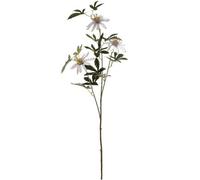 Hill Interiors Artificial Pion Flower Spray White (One Size)