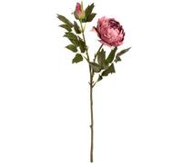 Hill Interiors Artificial Rose Peony Spray Deep Pink (One Size)