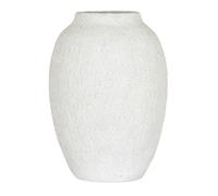 Hill Interiors Ashen Large Tall Vase - Ceramic - L24 X W24 X H35 Cm - White