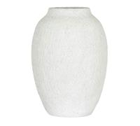 Hill Interiors Ashen Tall Vase - White - 35cm x 24cm x 24cm - White - 100% Mixed