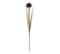 Hill Interiors Aster Spider Chrysanthemum Artificial Flower in Burgundy Hill Interiors Burgundy