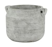 Hill Interiors Athena Hydria Plant Pot - White - 15cm x 18cm x 21cm - White