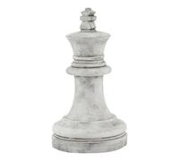 Athena King Chess Piece Ornament Hill Interiors White One Size