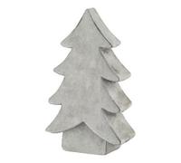 Hill Interiors Athena Stone Medium Christmas Tree - Ceramic - L6 X W14 X H24 Cm - White