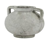 Hill Interiors Athena Stone Pelike Pot - White - One Size - White