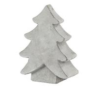 Hill Interiors Athena Stone Small Christmas Tree - Ceramic - L5 X W12 X H17 Cm - White