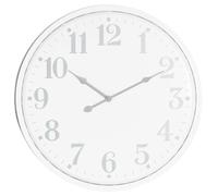 Hill Interiors Aubrey Wall Clock - White - 49cm x 4cm x 49cm - White - 100% Mixed