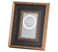 Hill Interiors Beaded Single Photo Frame Black/antique Gold (4In X 6In)
