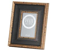 Hill Interiors Beaded Single Photo Frame - Black/Antique Gold - Black/Antique Gold - 100% Mixed