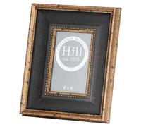 Hill Interiors Beaded Single Photo Frame - Black/Antique Gold - Black/Antique Gold - 4in x 6in