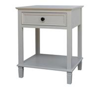 Hill Interiors Belmont Collection 1 Side Table White (One Size)