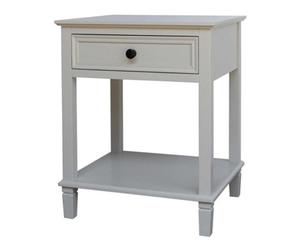 Hill Interiors Belmont Collection 1 Side Table White (One Size)
