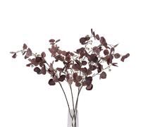 Hill Interiors Berried Eucalyptus Artificial Flower Burgundy (One Size)