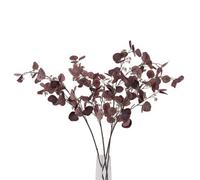 Hill Interiors Berried Eucalyptus Artificial Flower - Burgundy - One Size