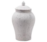 Hill Interiors Bloomville Large Stone Ginger Jar