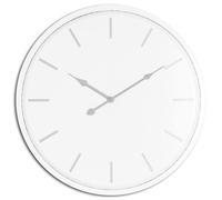 Hill Interiors Brandon Wall Clock White (49mm X 4Cm X 49Cm)