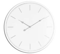 Hill Interiors Brandon Wall Clock - White - 49mm x 4cm x 49cm - White - 100% Mixed