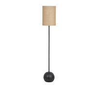 Hill Interiors Cannon Hessian Lamp - Black - One Size - Black - 100% Mixed