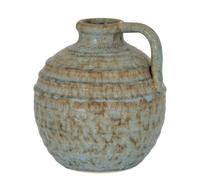 Hill Interiors Capella Krater Jug Vase - Ceramic - L16 X W16 X H18 Cm - Grey